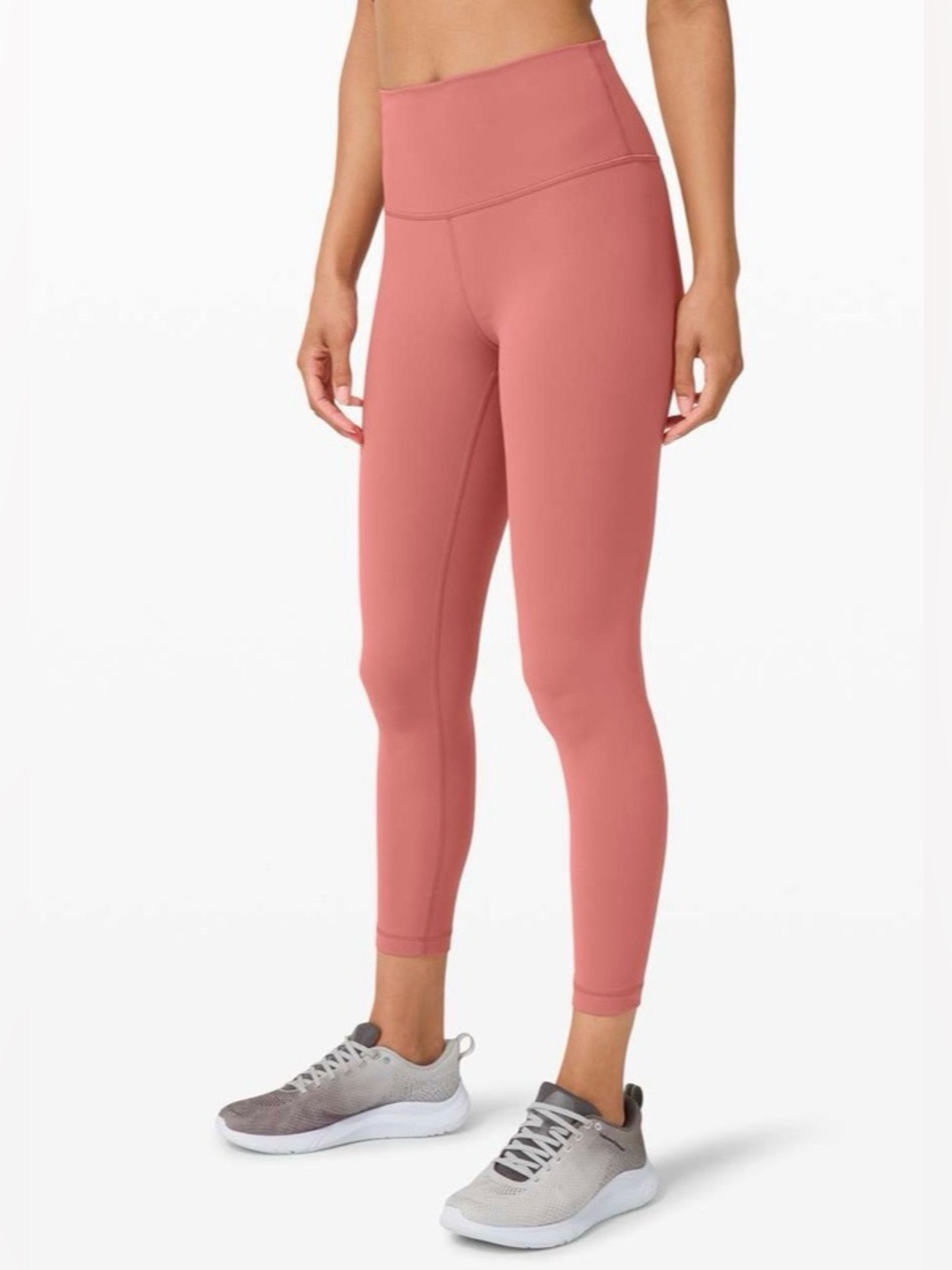 NWOT Lululemon Wunder Train High-Rise Tight with Pockets 25"- Brier Rose/ Size 0